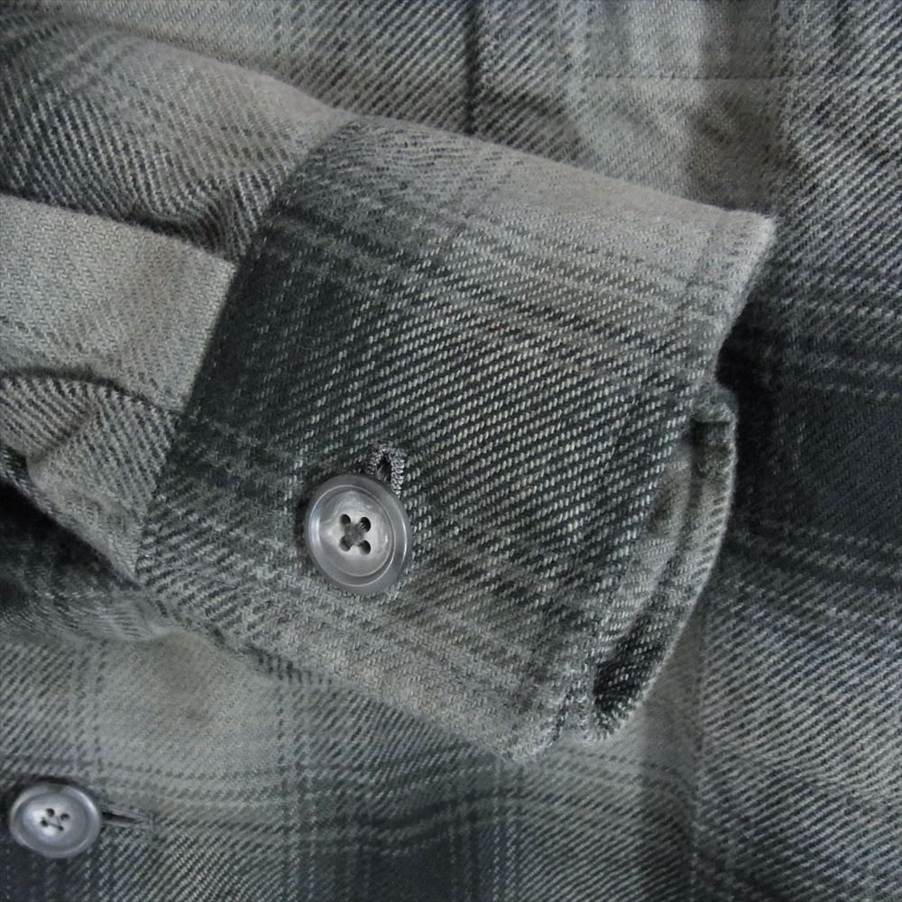 マービンポンティアックシャツメーカーズ MPSM-2010S 3 Button Shirt Jacket チェック コットン シャツ ジャケット グレー系 ONE SIZE【極上美品】【中古】