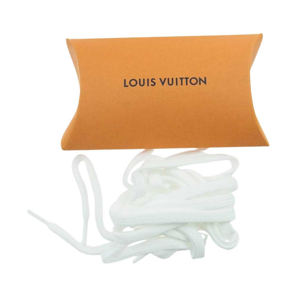 LOUIS VUITTON ルイ・ヴィトン ダミエ Tattoo タトゥーライン メタリック スニーカー シルバー シルバー系 ホワイト系 7(26cm)【極上美品】【中古】
