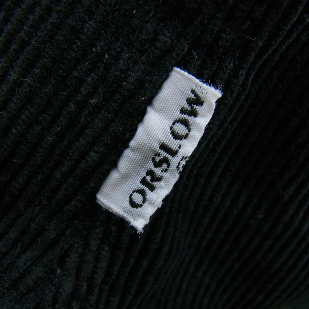 orSlow オアスロウ コーデュロイ リバーシブル チューリップ ハット 帽子 ブラウン系【中古】