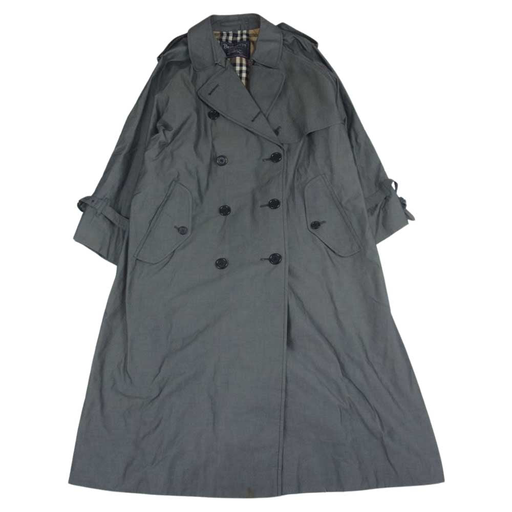 BURBERRY バーバリー 英国製 70s 80s トレンチ コート グレー系【中古