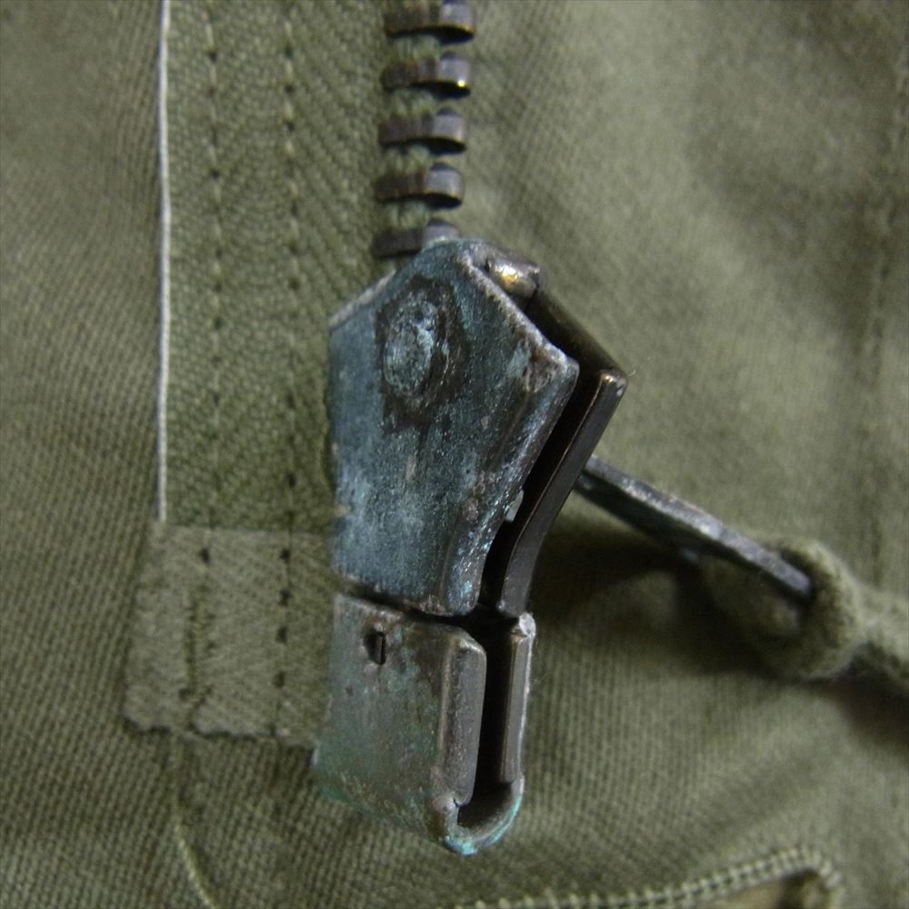 フランス軍 ヴィンテージ 60s M-64 ライナー付 フィールド コート ジャケット カーキ系 92 L【中古】