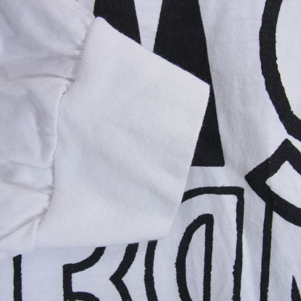 TENDERLOIN テンダーロイン LONG SLEEVE TEE 3A ロゴ プリント 長袖Tシャツ ホワイト系 L【中古】