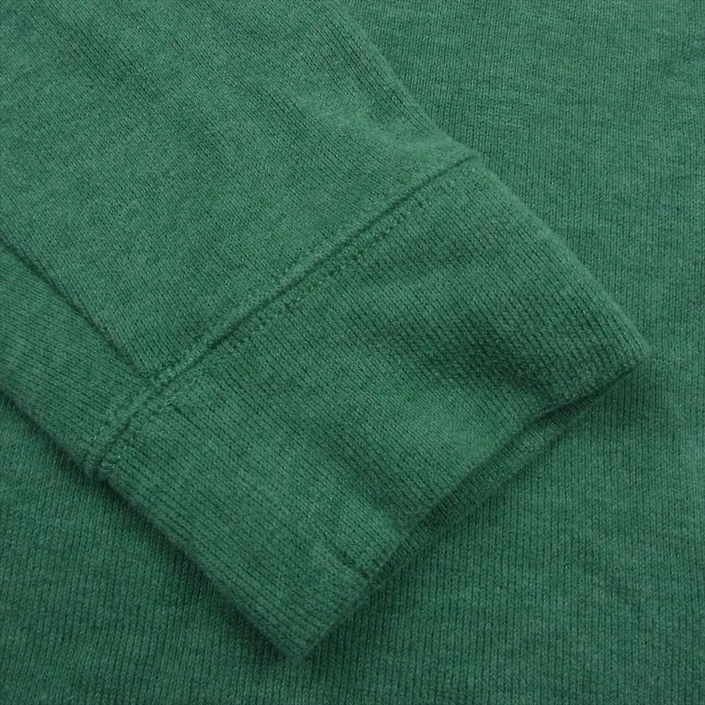 POLO RALPH LAUREN ポロ・ラルフローレン 0485501 ハーフジップ コットン プルオーバー ニット セーター グリーン系 L【中古】