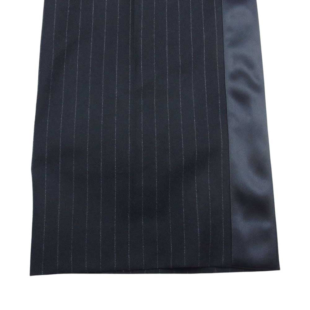 Sacai サカイ 23-06995 Women's Chalk Stripe Pants チョーク ストライプ スラックス トラウザー パンツ ブラック系 2【中古】