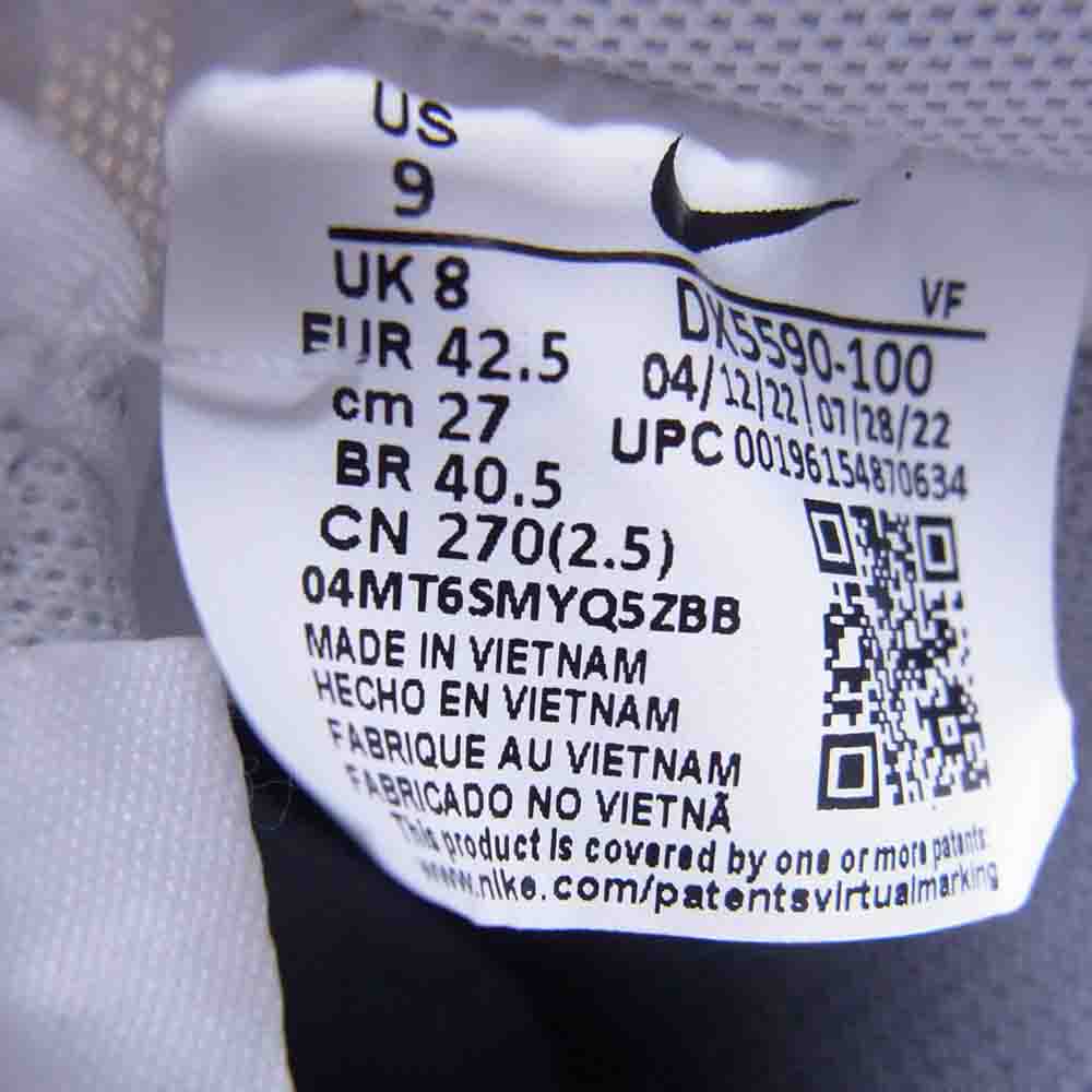 NIKE ナイキ DX5590-100 × Slam Jam Air Force 1 Low White スラムジャム エアフォース1 ロー ホワイト ローカット スニーカー ホワイト系 27cm【極上美品】【中古】