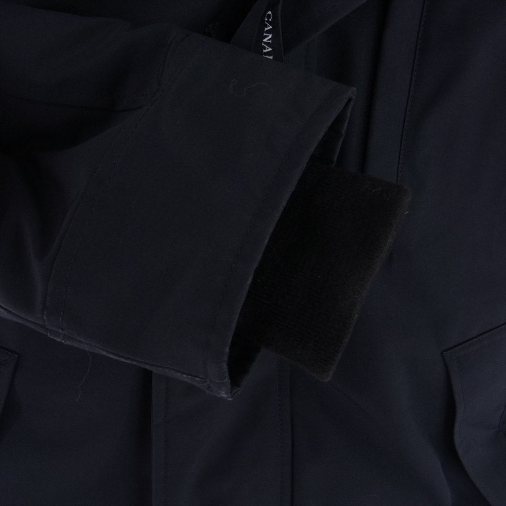CANADA GOOSE カナダグース 3438JM 国内正規品 グリフィンタグ JASPER PARKA ジャスパー ファー ダウン パーカ ジャケット ネイビー系 XS【中古】