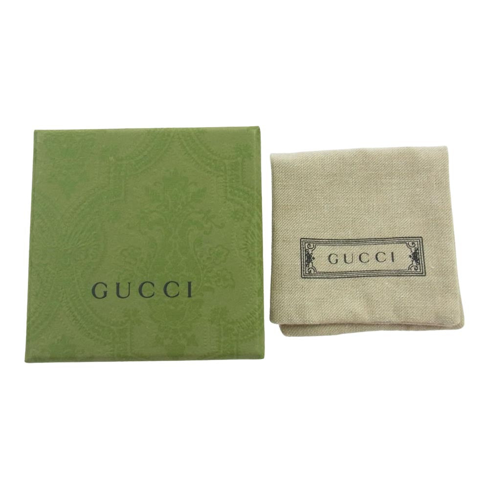 GUCCI グッチ 627760 ダブル G キー リング シルバー系 17号【中古】