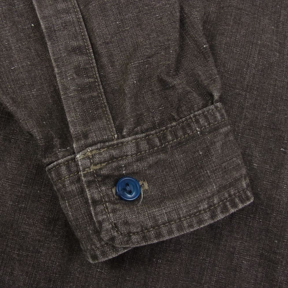 MR.FREEDOM ミスターフリーダム NOS BROWN シャンブレー プルオーバー シャツ ブラウン系 M【中古】