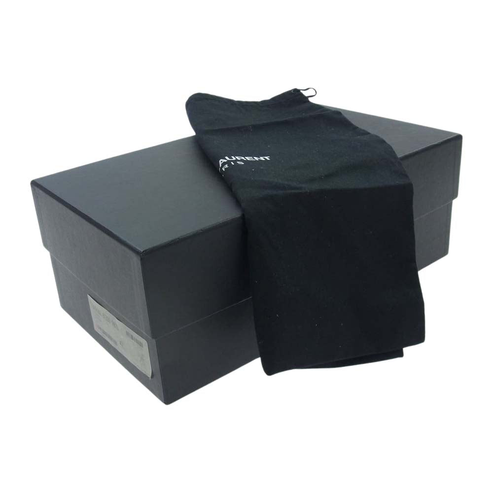 SAINT LAURENT サンローラン 379762 アンクルストラップ シューズ ジョッパー ブーツ ライトブラウン系 42【中古】