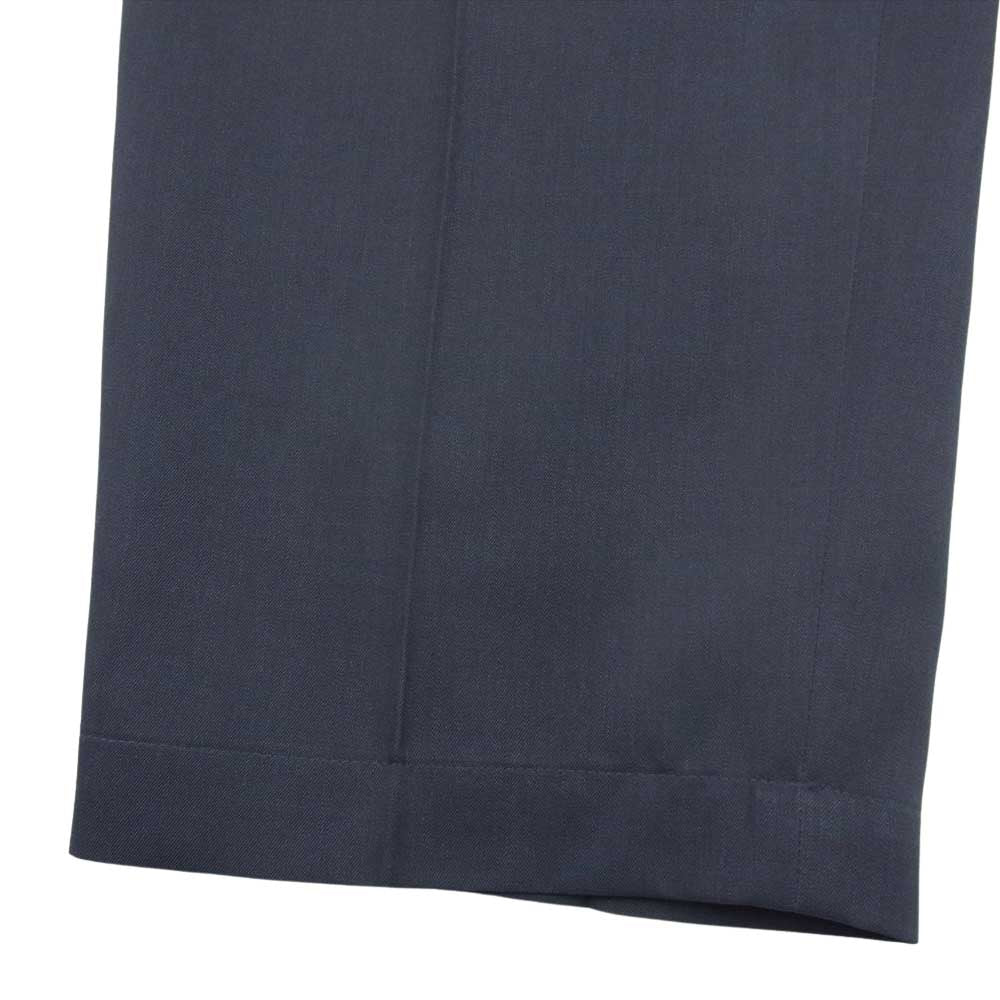 GRAPHPAPER グラフペーパー GM233-40170B SCALE OFF WOOL TAPERED TROUSERS ワイド スラックス グレー系 F【美品】【中古】