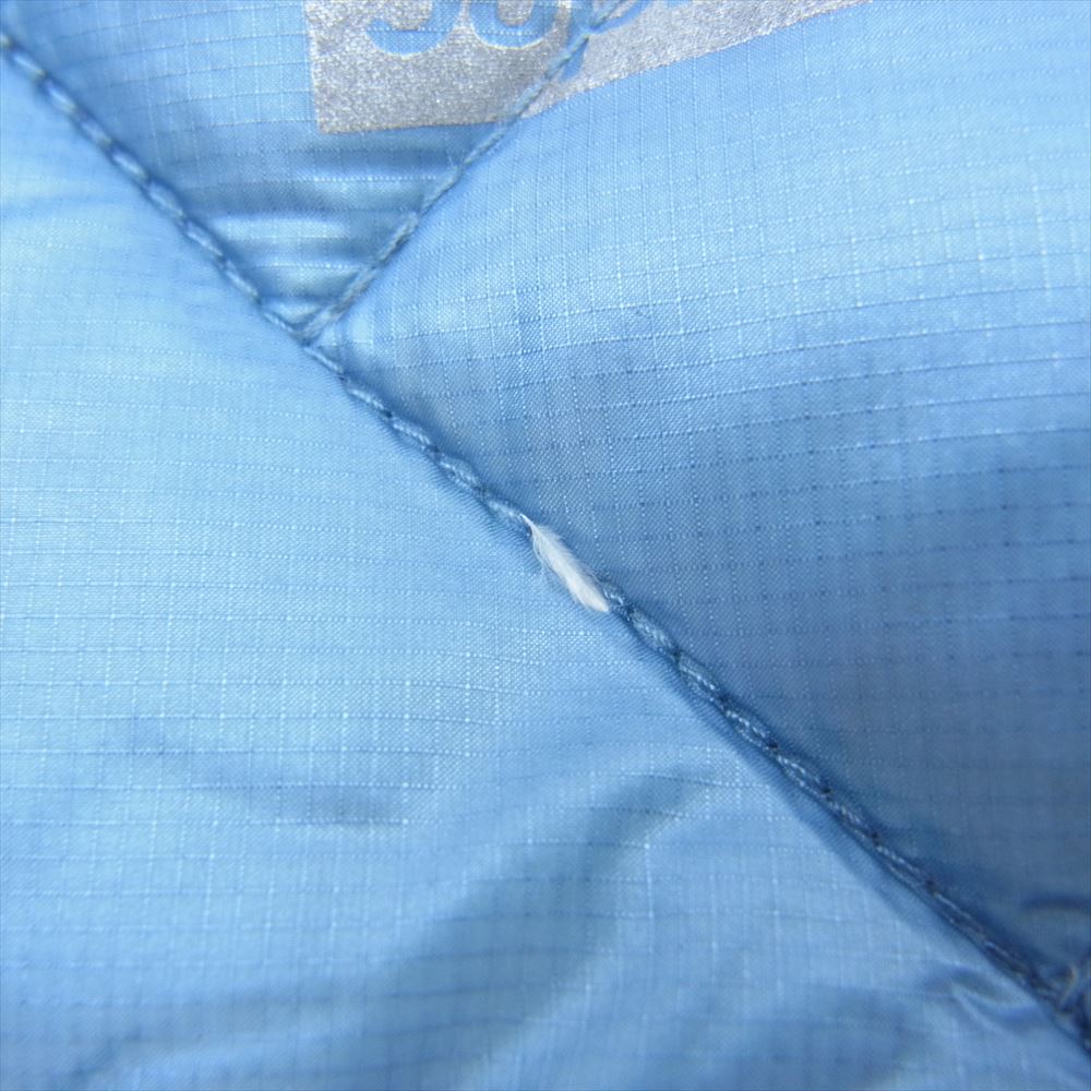 Supreme シュプリーム 22SS Spellout Quilted Down スペルアウト キルティング ダウンジャケット ライトブルー系 L【中古】