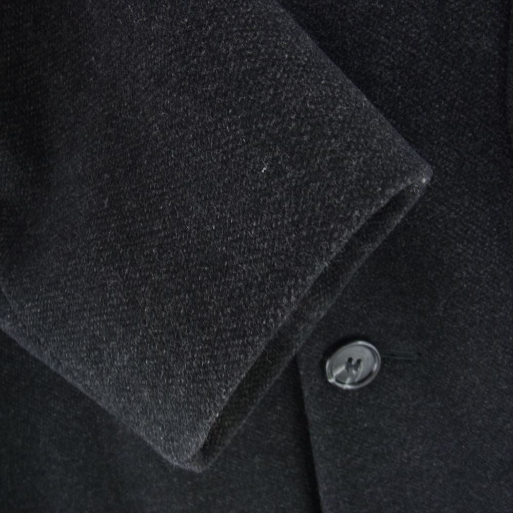 Brooks Brothers ブルックスブラザーズ USA製 カシミヤ混ウール ボックスシルエット ハーフコート ダークグレー系 SM【中古】