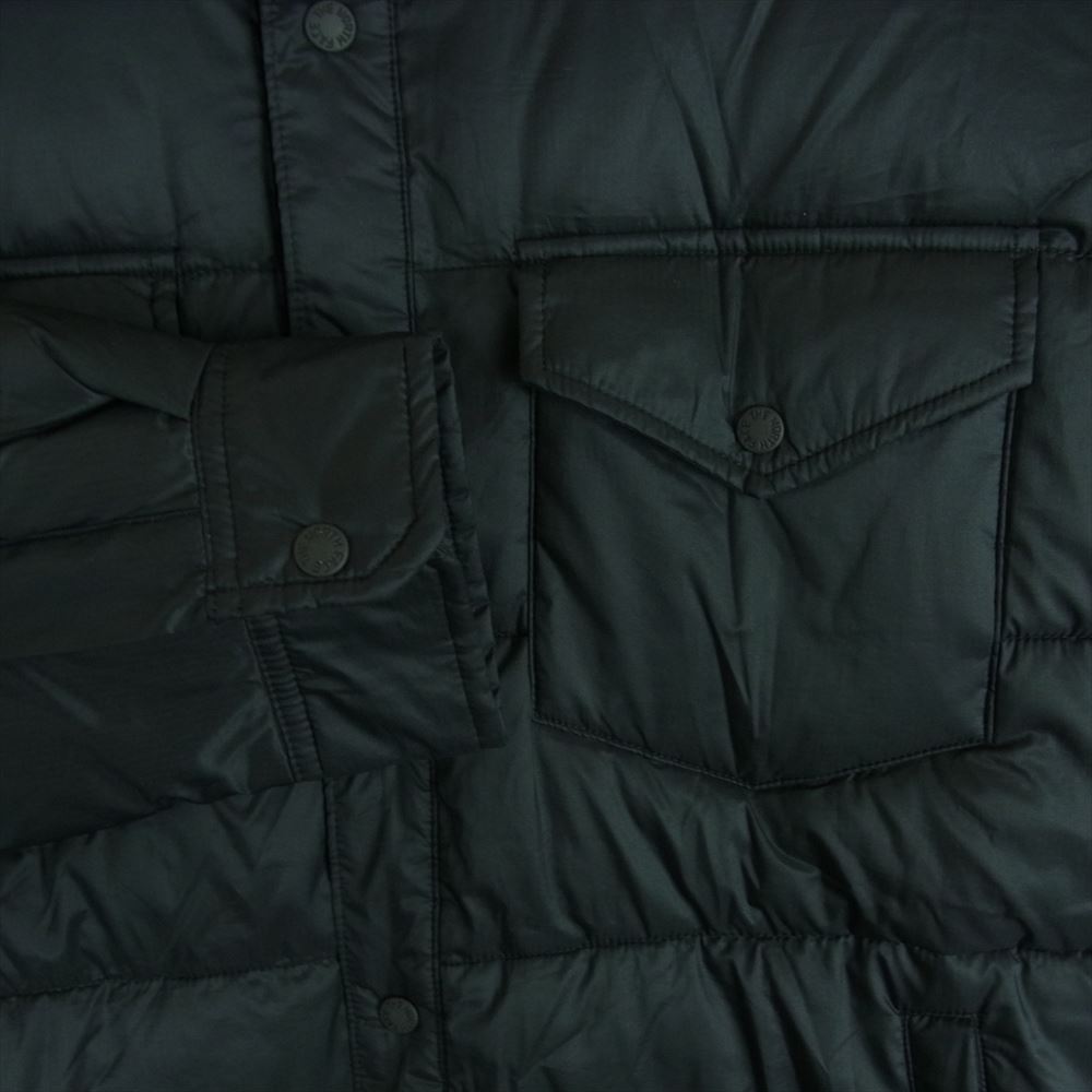 THE NORTH FACE ノースフェイス NY81933 Camp Sierra Stuffed Shirt キャンプ シエラ スタッフド 中綿 シャツ ジャケット ブラック系 L【中古】