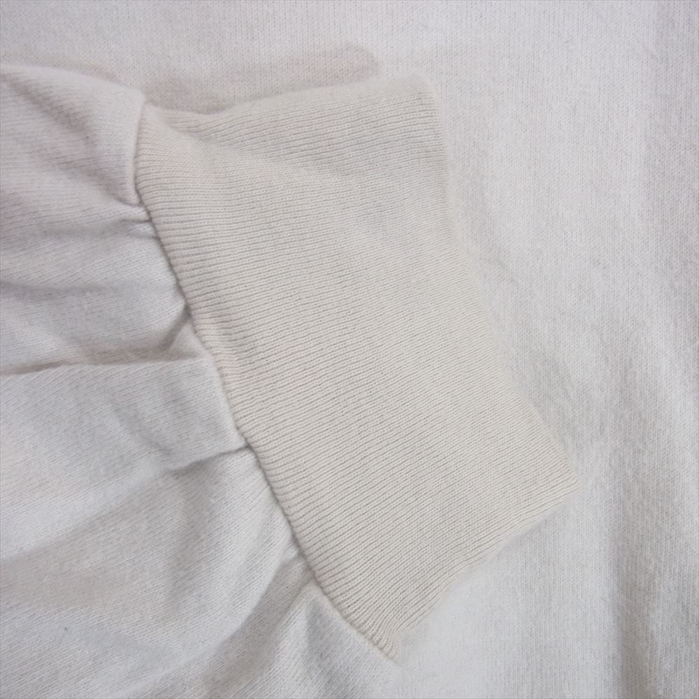 marka マーカ M20C-19CS02C LOOSE NECK L/S ルーズ タートルネック スウェット 長袖 カットソー Tシャツ オフホワイト系 2【中古】