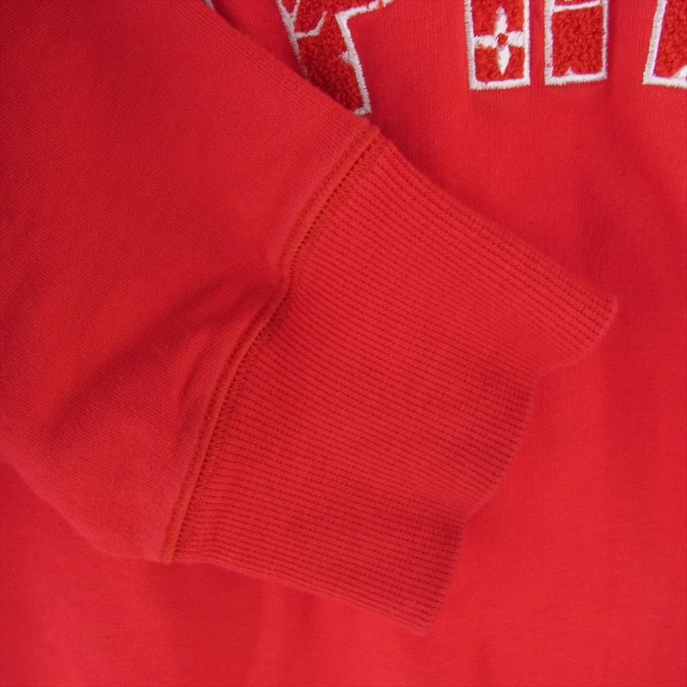 Supreme シュプリーム 17AW JIU HDY93W LOUIS VUITTON Arc Logo Crewneck ルイヴィトン モノグラム アーチロゴ クルーネック スウェット レッド系 XXL【中古】