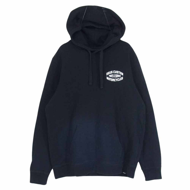 デウスエクスマキナ MONDO HOODIE ロゴプリント モーター