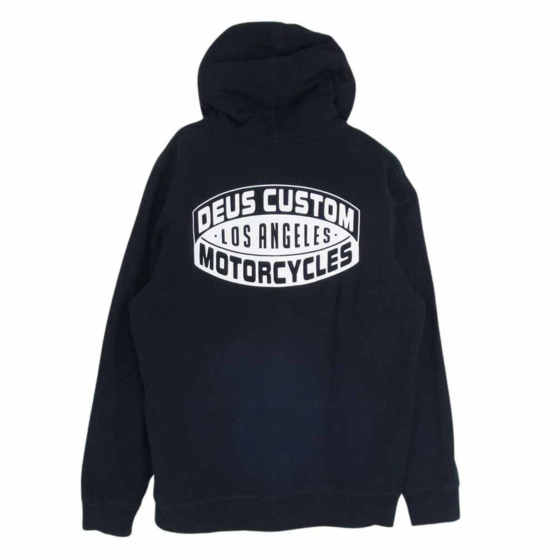デウスエクスマキナ MONDO HOODIE ロゴプリント モーター