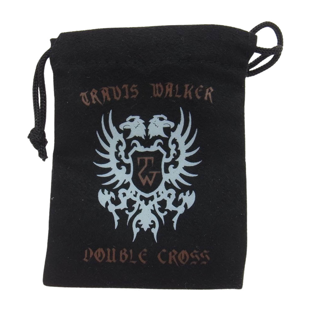 TRAVIS WALKER トラヴィスワーカー SKULL ZIPPO アートスカル ジッポ ゴールド系【中古】