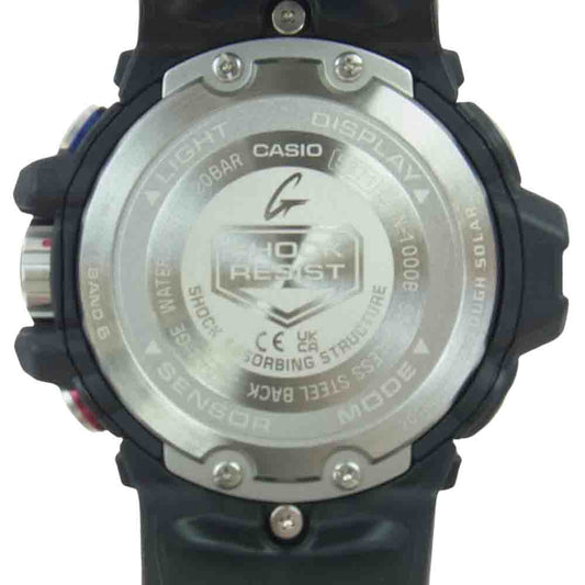 G-SHOCK ジーショック GWN-1000B CASIO カシオ Master of G GULF MASTER ガルフマスター タフソーラー 時計 ブラック系【極上美品】【中古】