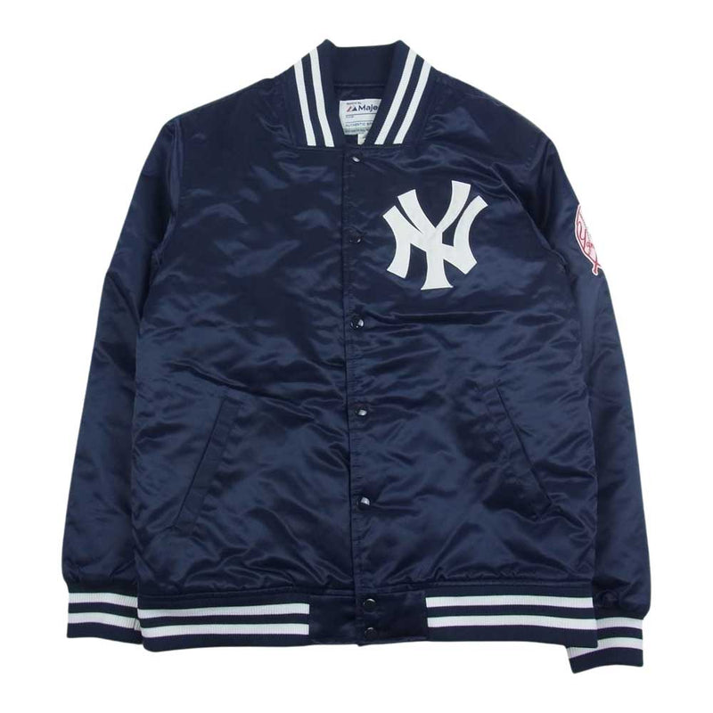 Yankees Majestic スタジャン Lサイズ ネイビー マジェスティックニューヨークヤンキーススタジャンネイビーLサイズ