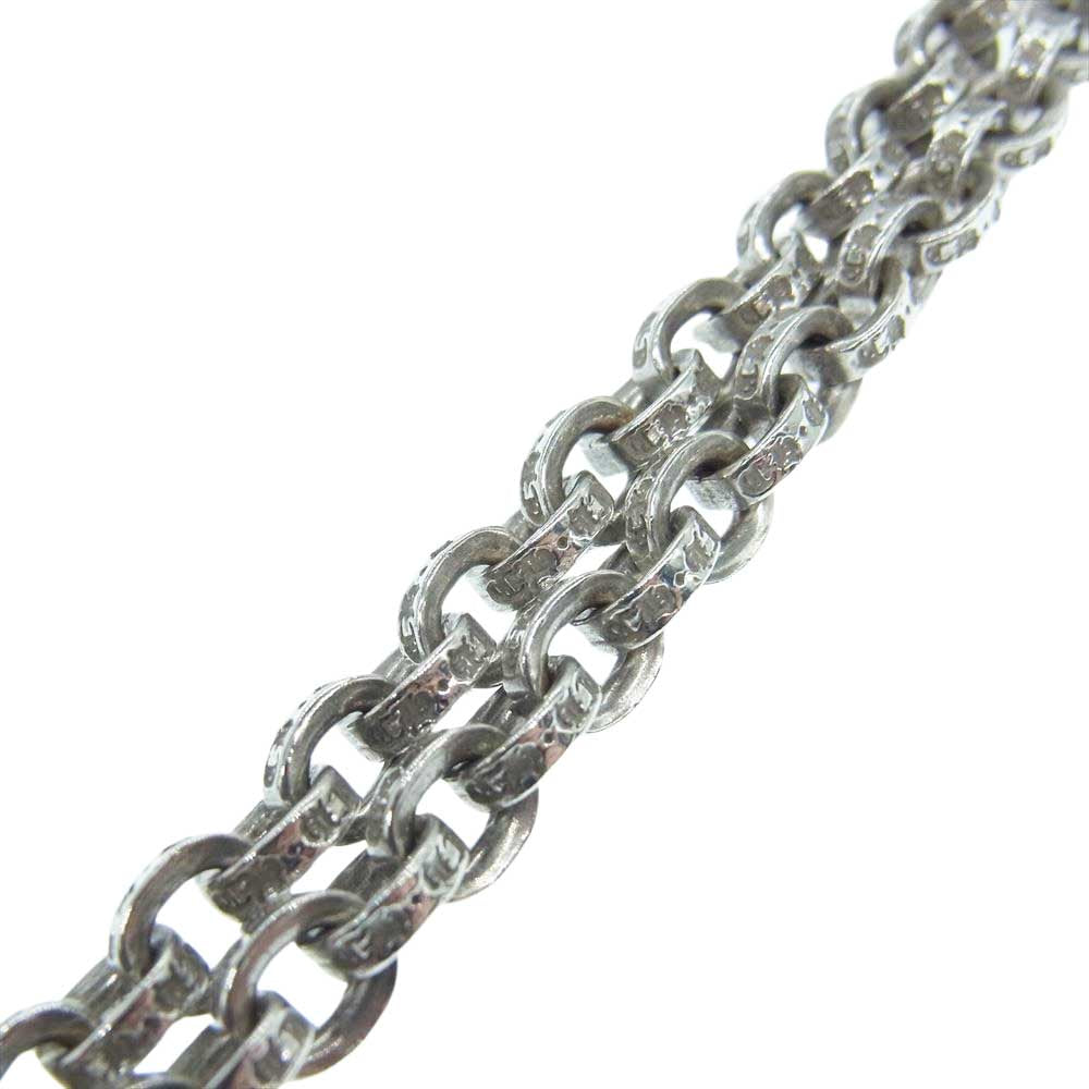 CHROME HEARTS クロムハーツ(原本無) PAPER CHAIN 24inch ペーパーチェーン ネックレス 24インチ シルバー系【中古】