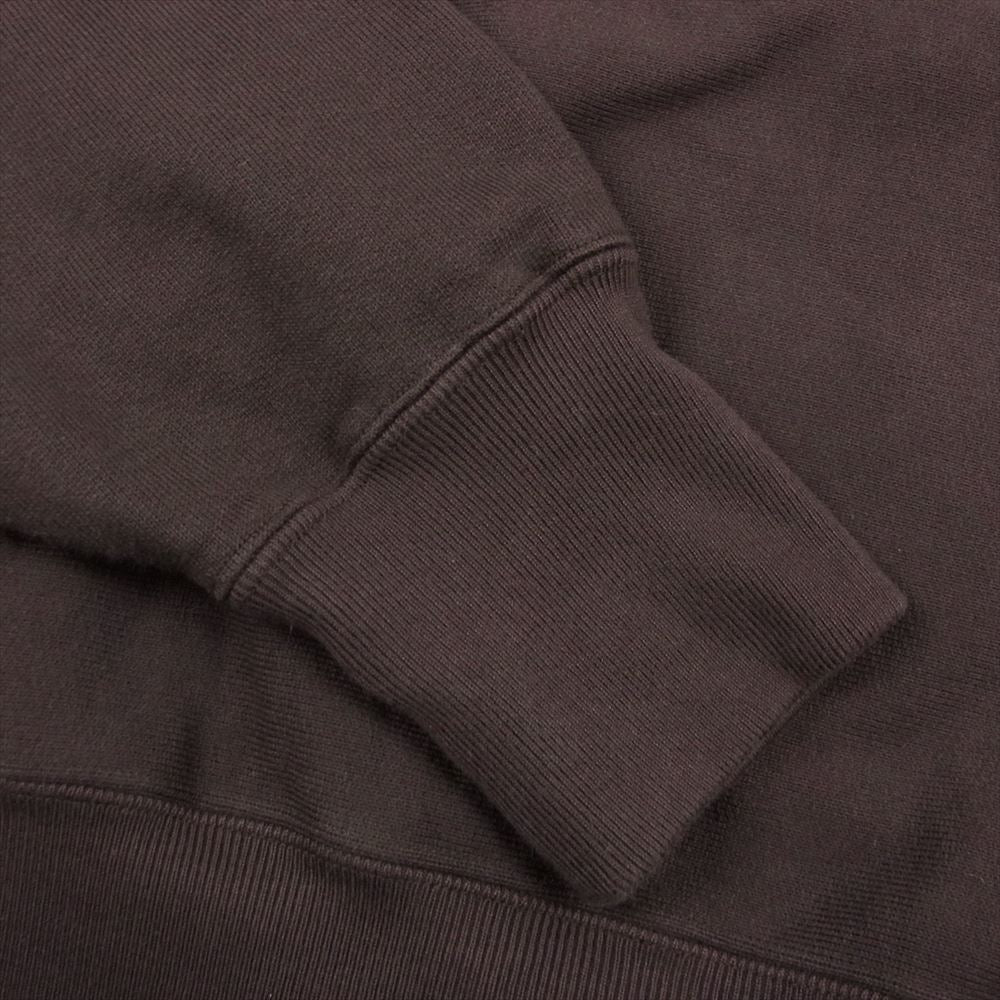 AURALEE オーラリー 22AW A22AP01HU HIGH COUNT HEAVY SWEAT P/O PARKA ハイカウント プルオーバー パーカー フーディ ブラウン系 3【中古】
