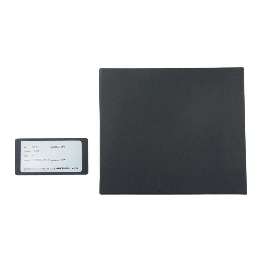 ISAMUKATAYAMA BACKLASH イサムカタヤマバックラッシュ 861-03 ホーウィン社製 シェルコードバン ブライドルレザー ジップ 二つ折り 財布 ブラック系【中古】