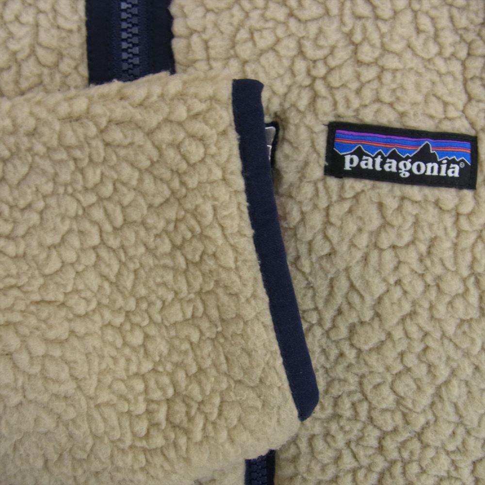 patagonia パタゴニア 22800 RETRO PILE JACKET レトロパイル フリース ジャケット ベージュ系 L【中古】