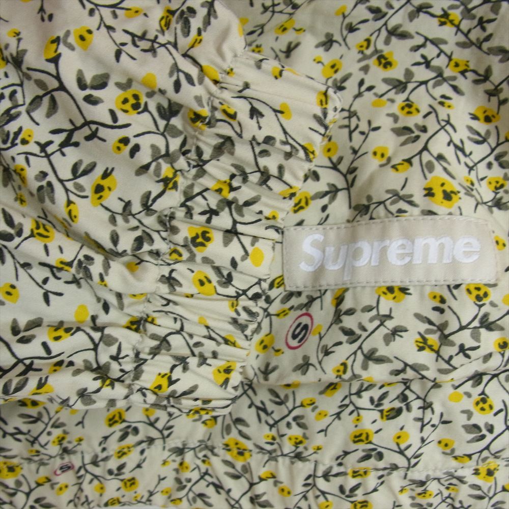 Supreme シュプリーム 23SS Raglan Utility Jacket Floral ラグラン フローラル ユーティリティ ブルゾン イエロー系 M【美品】【中古】