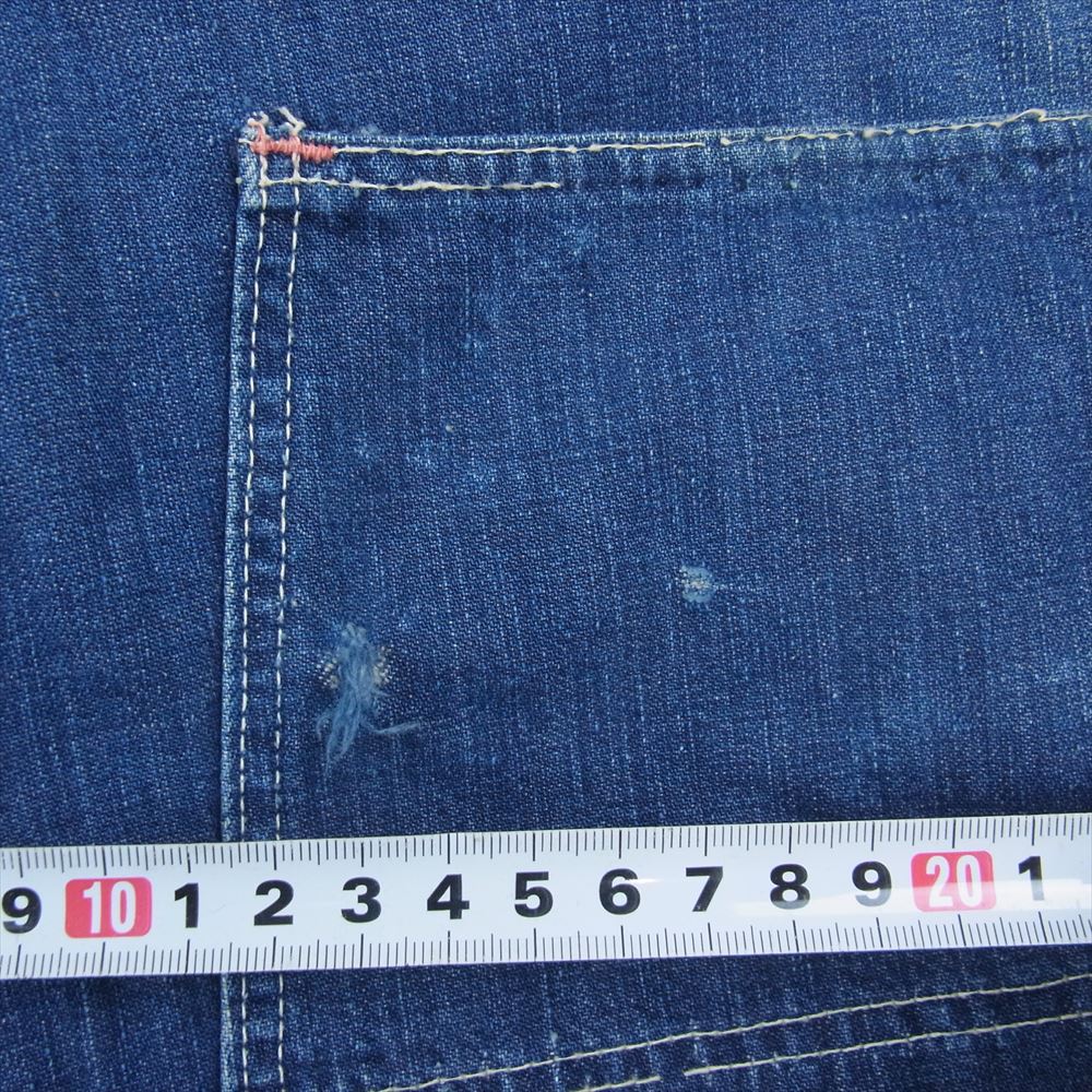 レッドキャメル vintage 60s SANFORIZED Denim Overall ヴィンテージ デニム オーバーオール インディゴブルー系【中古】