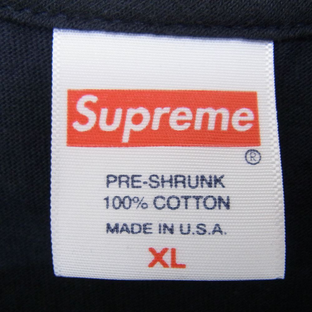 Supreme シュプリーム 23AW Box Logo Tee ボックス ロゴ カモボックス 迷彩 半袖 Tシャツ  ネイビー系 XL【新古品】【未使用】【中古】