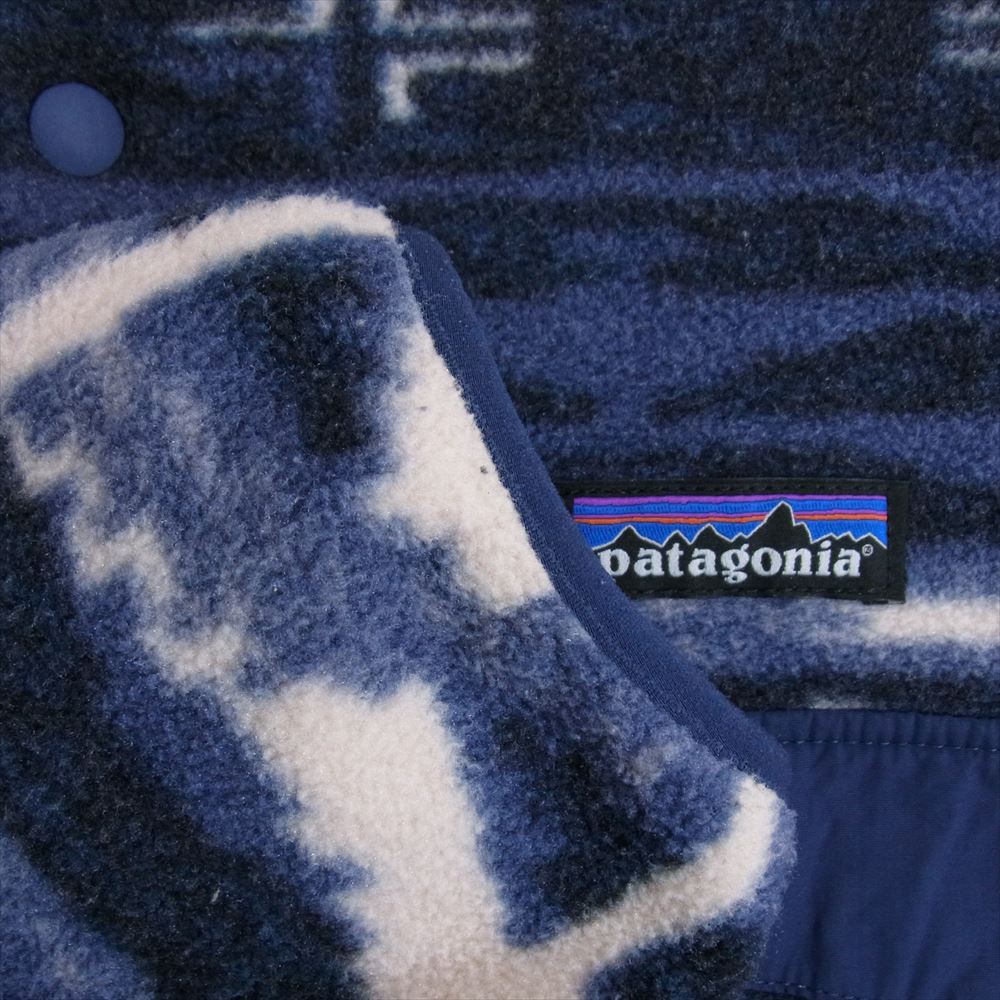 patagonia パタゴニア 18AW 25450 SYNCHILLA SNAP T PULLOVER シンチラ ハーフスナップ プルオーバー フリース ジャケット ネイビー系 L【中古】