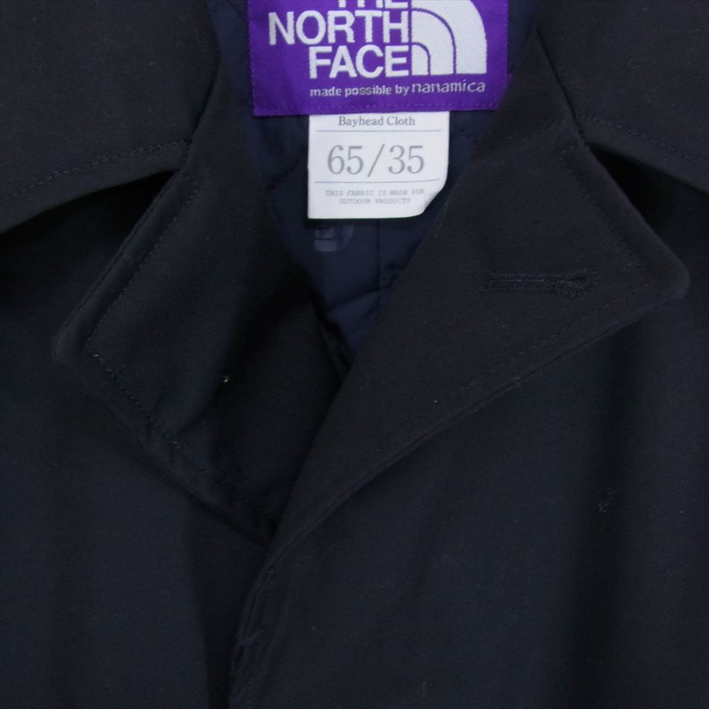 THE NORTH FACE ノースフェイス NY2275N PURPLE LABEL パープルレーベル ステンカラー コート ネイビー系 S【中古】