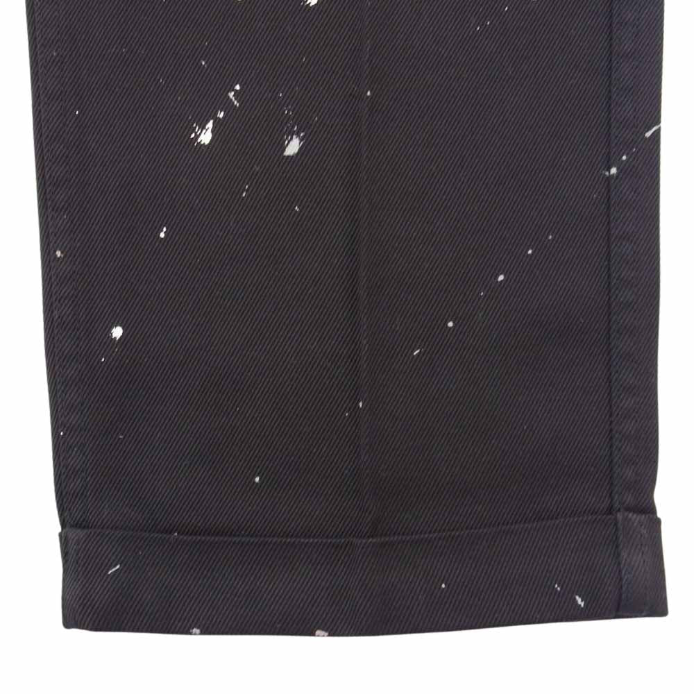 VISVIM ビズビム 0220905008005 20AW ICT限定 CAMUS BRACES PANTS WD ペンキ加工 サスペンダー パンツ ブラック系 2【中古】