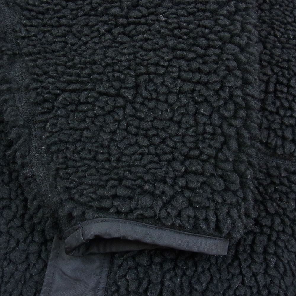 HYKE ハイク 20AW 202-17175 FAUX SHEARLING COAT シャーリング コート ボアフリース ノーカラー ブラック系 1【中古】