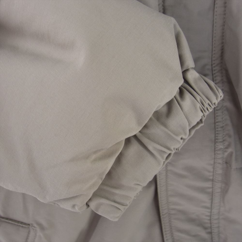 FEAR OF GOD フィアオブゴッド ESSENTIALS エッセンシャルズ Puffer Jacket パデッド 中綿 ジャケット カラー119 ベージュグレー系 L【極上美品】【中古】