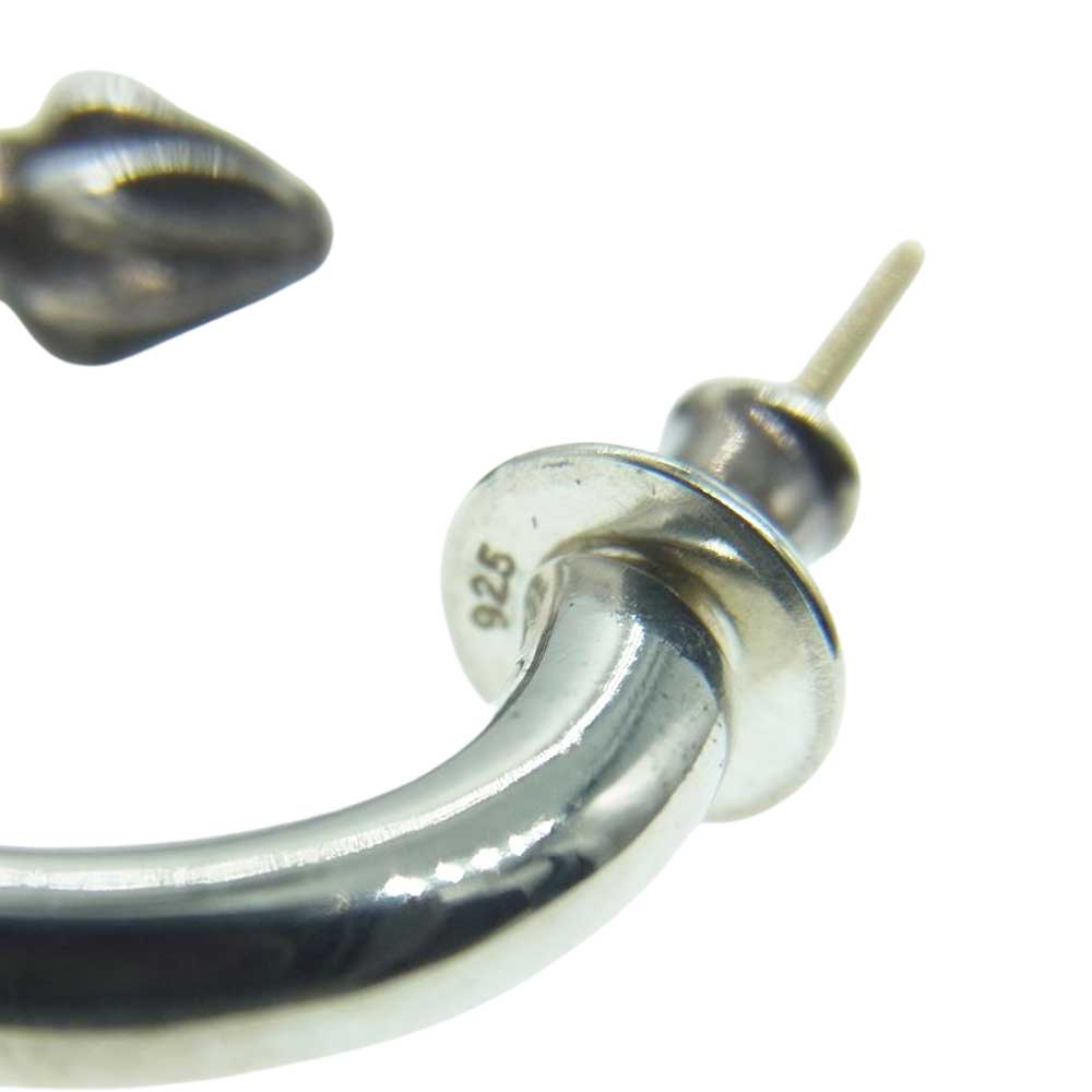 CHROME HEARTS クロムハーツ(原本無) HOOP PLAIN フープ プレーン ピアス シルバー系【中古】