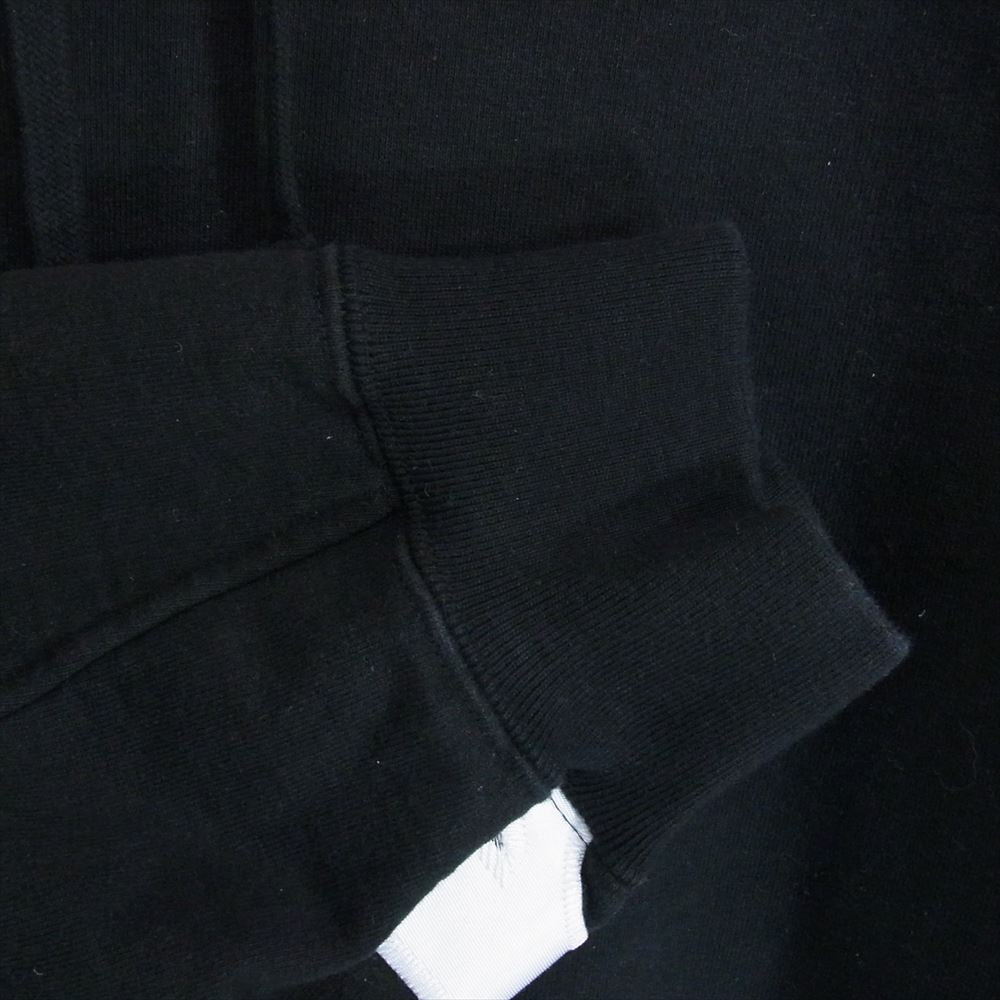Supreme シュプリーム 22SS Cropped Panels Hooded Sweatshirt クロップド パネル フーデッド スウェットシャツ パーカー ブラック系 XL【中古】