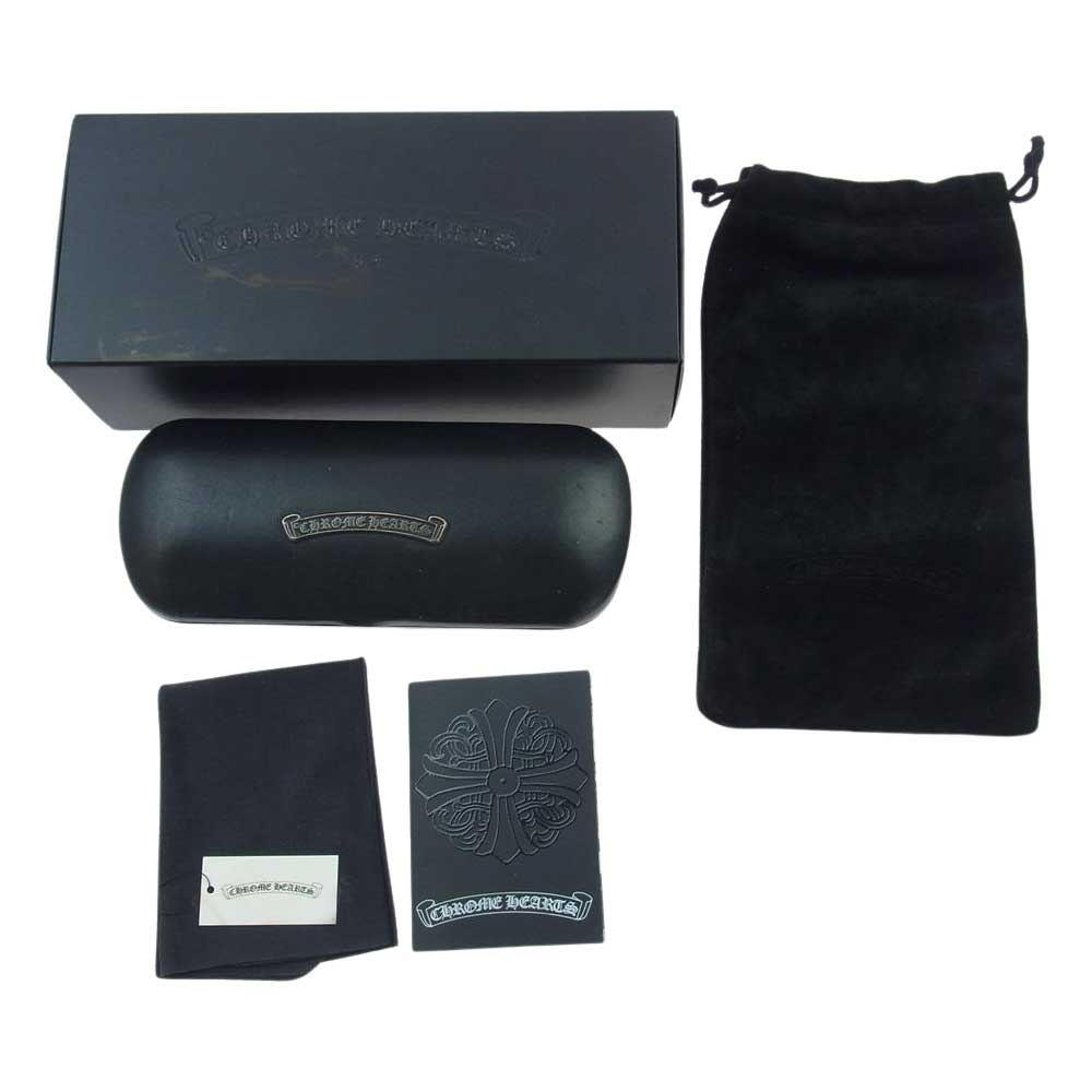 CHROME HEARTS クロムハーツ(原本有) EYE WEAR KEEPER 1 アイウェア キーパー 度入り 眼鏡 ブラック系【中古】