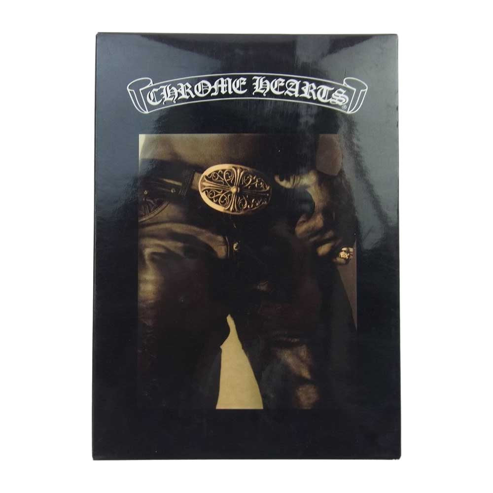 CHROME HEARTS クロムハーツ(原本無) クロス プリント レギンス ブラック系 M【中古】