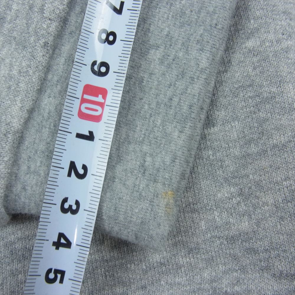 MONCLER モンクレール 510938487700-80372 MAGLIA CARDIGAN ロゴ ワッペン ジップパーカー グレー系 XL【美品】【中古】