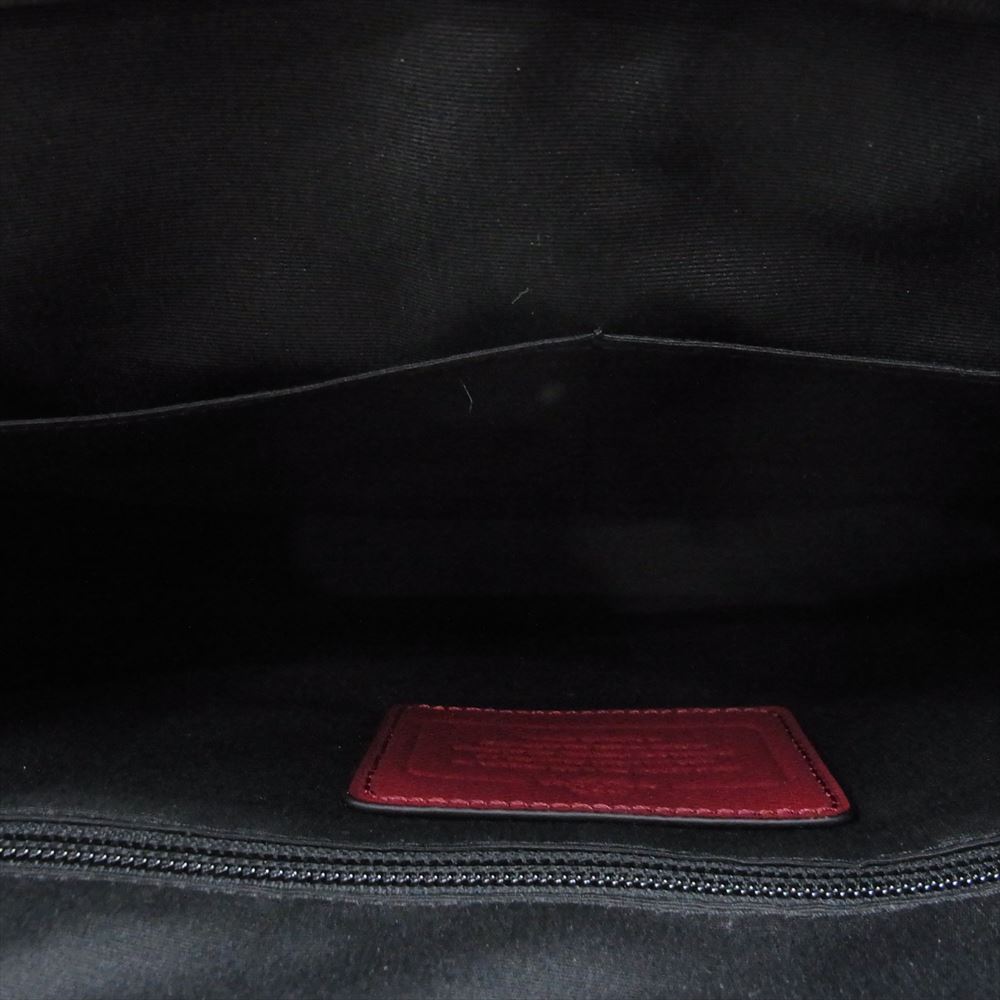 COACH コーチ F71681 2WAY ハンド ショルダー ブリーフケース ワインレッド系【中古】