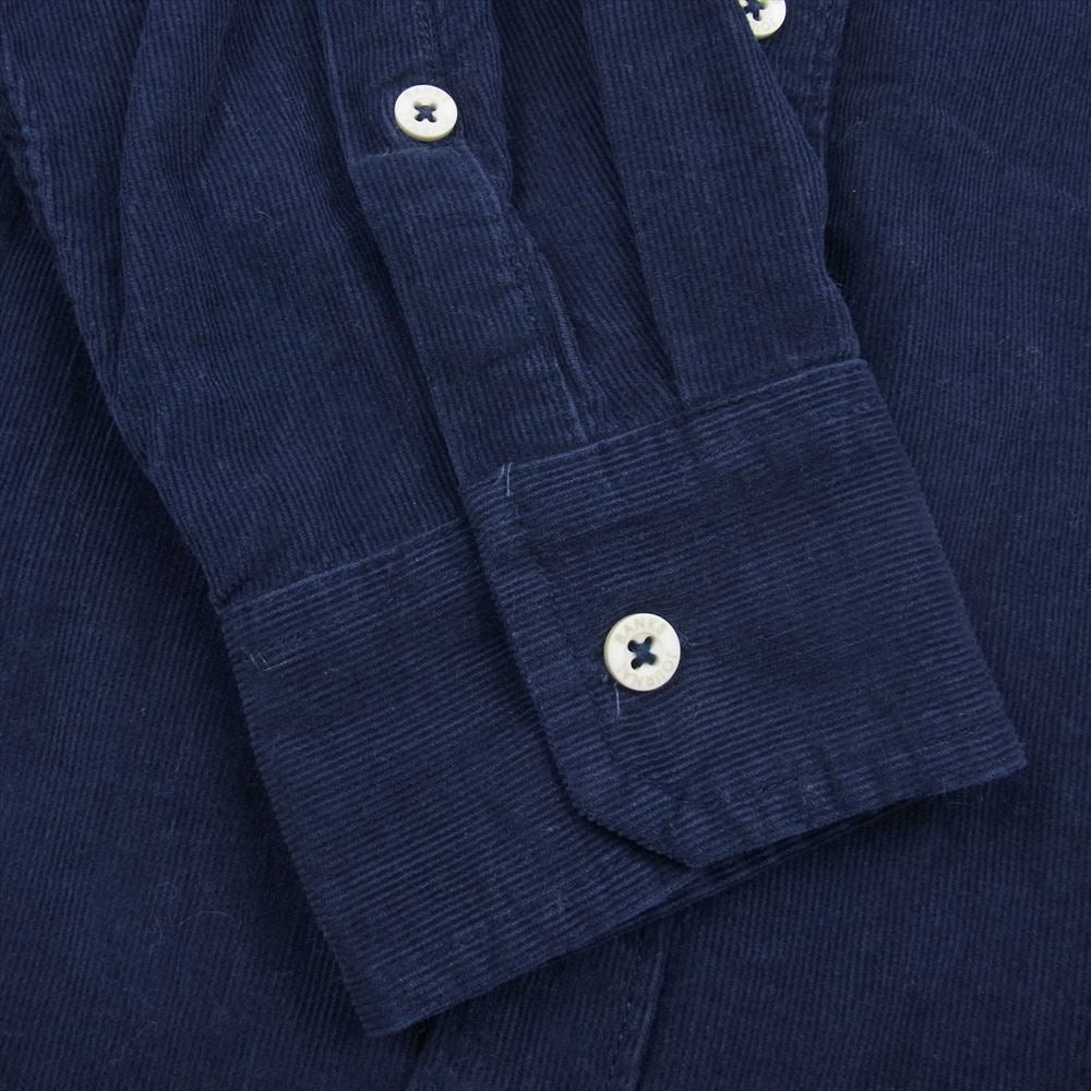 バンクスジャーナル コーデュロイ 長袖 シャツ ネイビー系 L【中古】