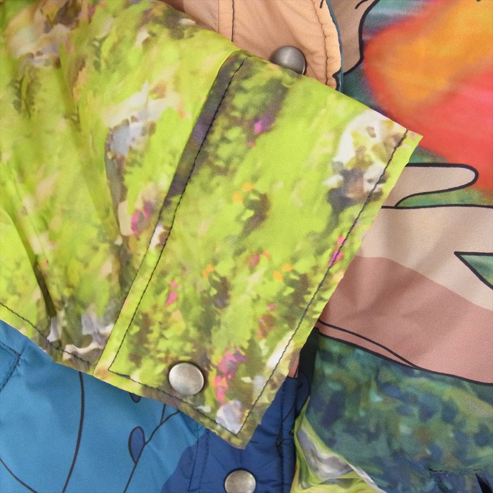 LOEWE ロエベ SB44Y03W02 × スタジオジブリ ハウルの動く城 ソフィー カルシファー コーチジャケット 中綿ジャケット マルチカラー系 36【美品】【中古】