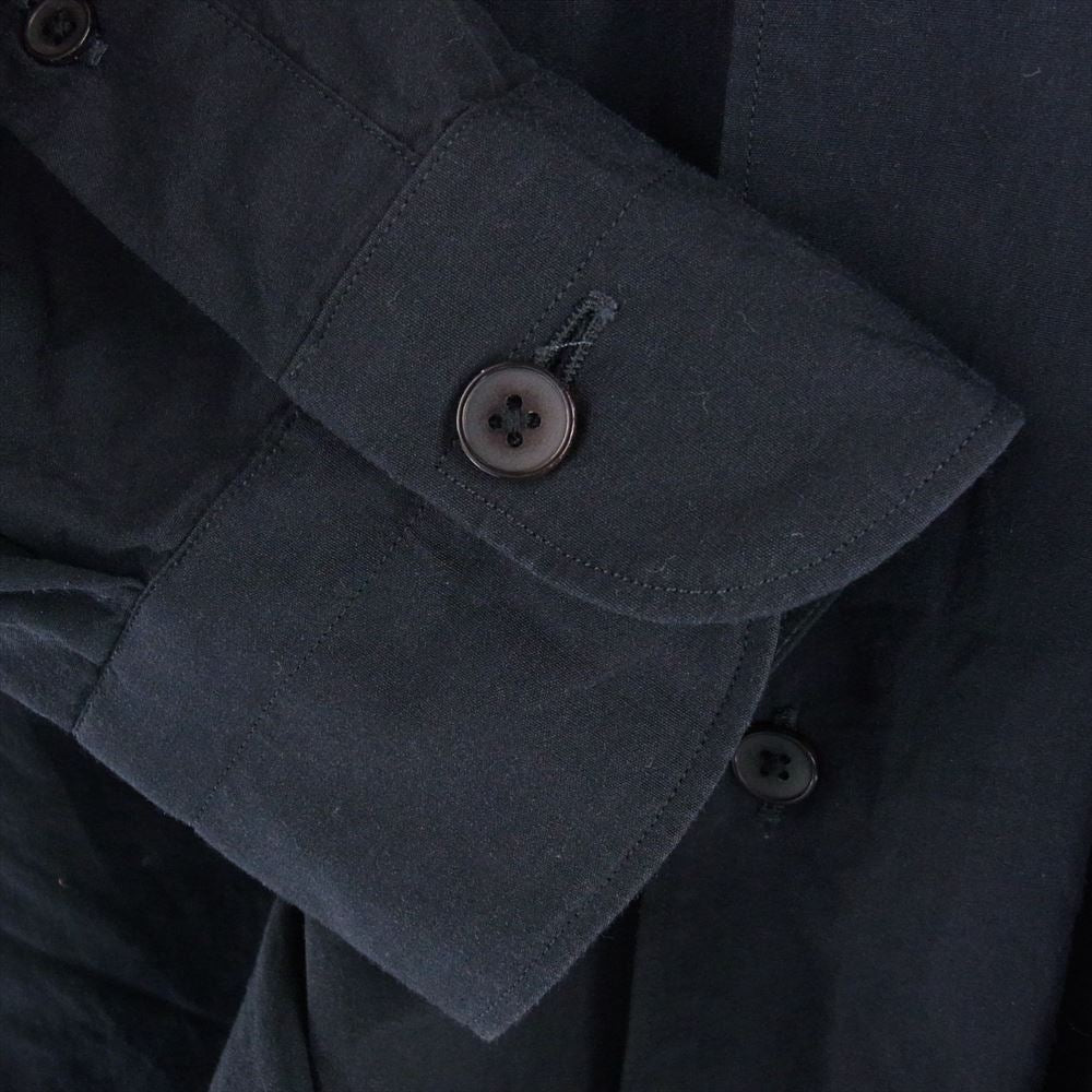 COMOLI コモリ 23AW Y03-02001 コモリシャツ レギュラーカラー コットン 長袖 シャツ ダークネイビー系 2【中古】