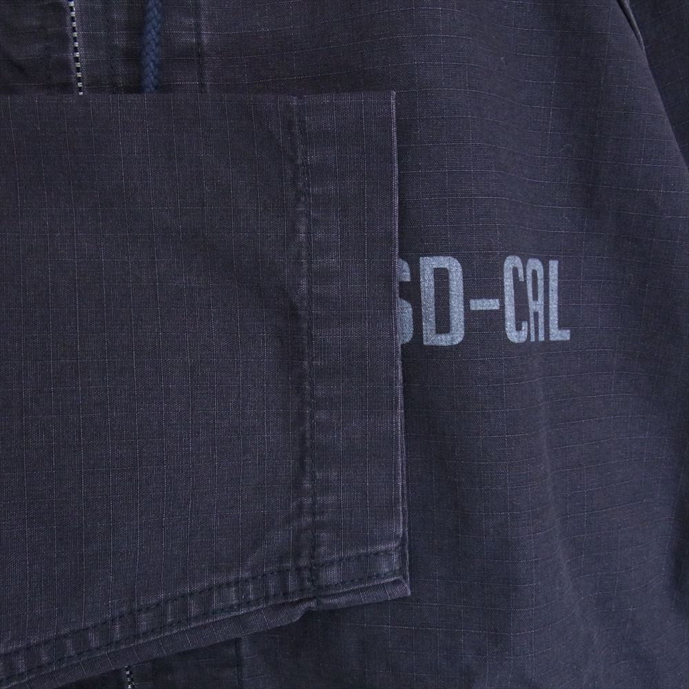 STANDARD CALIFORNIA スタンダードカリフォルニア SD Ripstop Hood Jacket リップストップ フーデット ジャケット ネイビー系 M【極上美品】【中古】