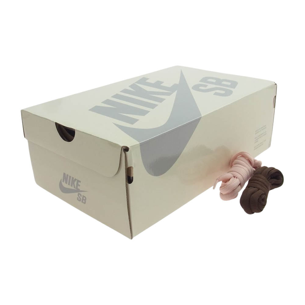 NIKE ナイキ FQ1180-001 SB エスビー × 堀米 雄斗 Yuto Horigome DUNK LOW PRO QS Wolf Grey ダンク ロー プロ スニーカー ホワイト/グレー/ブラウン 26.5cm【新古品】【未使用】【中古】