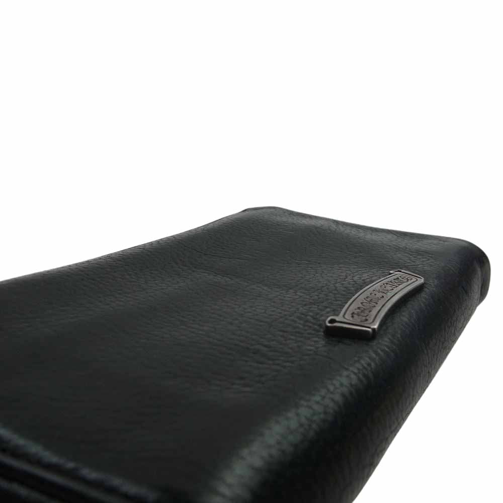 CHROME HEARTS クロムハーツ(原本無) REC F ZIP2フィリグリープラス レザーラウンド ダガージップ ロングウォレット 長財布 ブラック系【中古】