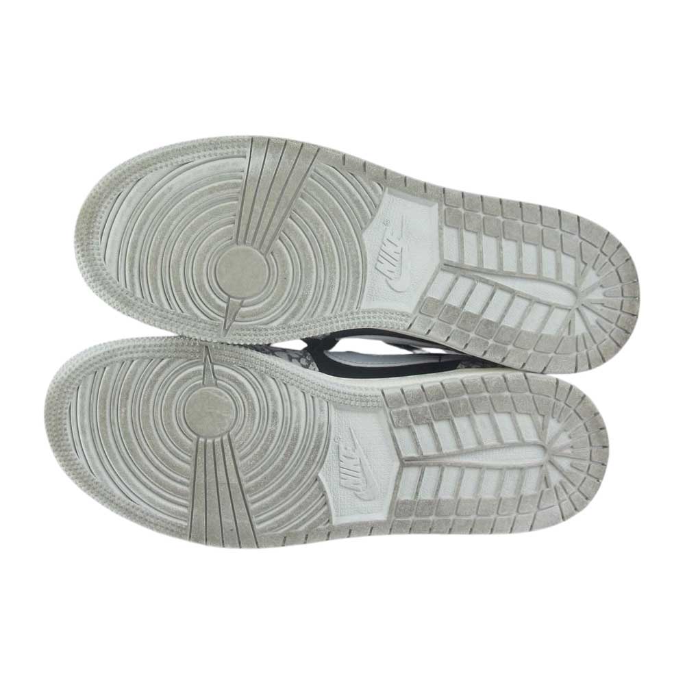 NIKE ナイキ CZ0858-001 GS Air Jordan 1 Retro Low OG Black Cement AJ1 エアジョーダン レトロ ロー ブラック セメント スニーカー ブラック系 24cm【中古】
