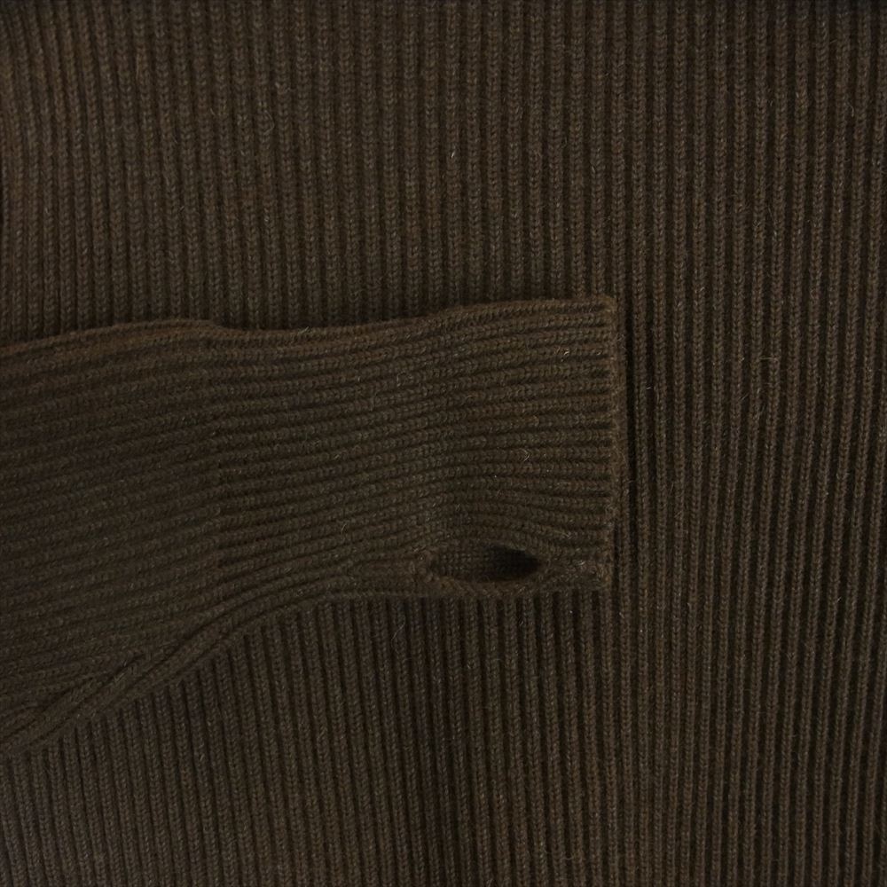 アンデルセンアンデルセン 5G 5gauge Crewneck 5ゲージ クルーネック ニット セーター ダークブラウン系 XL【中古】